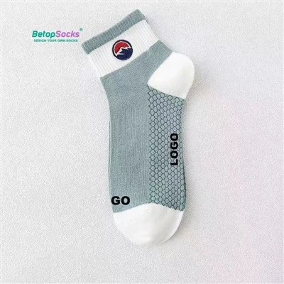 Logo tad-dwana Kompressjoni għolja Kalzetti ta 'kompressjoni sportiva Teknika minsuġa Snagging reżistenza kontra l-foul Cuff Logo ODM Forniti Yoga